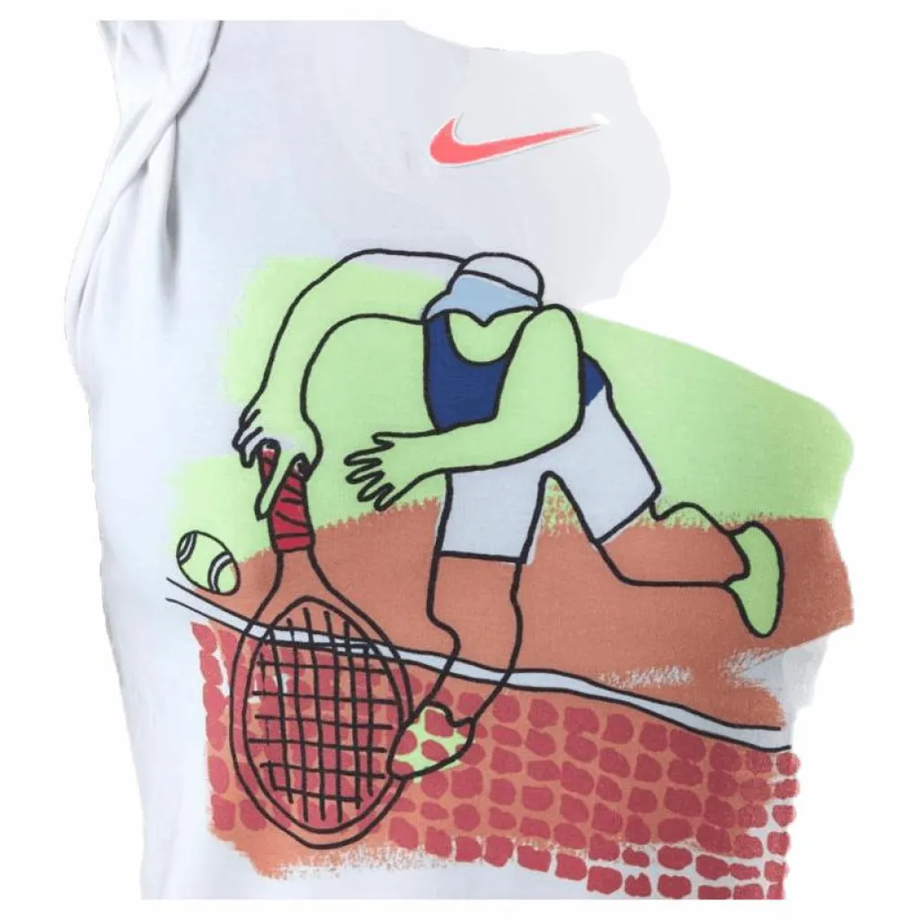 Nike Court Dri-FIT Tank White/Black* Racketsporter