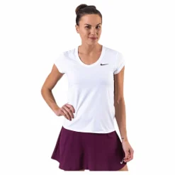 Nike Court Dri-FIT  White/Black* Racketsporter|T-Shirts
