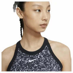 Nike Court Dry Printed Tank White/Black* Racketsporter|Linnen