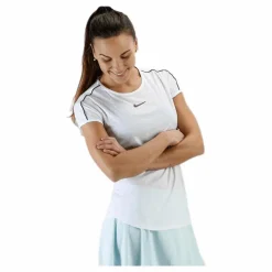 Nike Court Dry Top White/Black* T-Shirts|Racketsporter