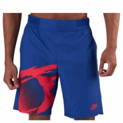 Nike Court Slam Ny Nt Shorts Blue/Red* Racketsporter