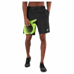 Nike Court Slam Ny Nt Shorts Green/Black* Racketsporter