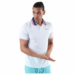 Nike Court Slam Polo White/Green* T-Shirts|Racketsporter