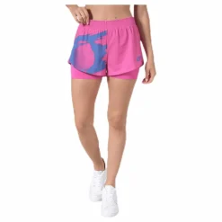 Nike Court Slam Shorts Pink/Blue* Racketsporter