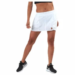 Nike Court Slam Skirt White* Racketsporter|Kjolar Och Klänningar