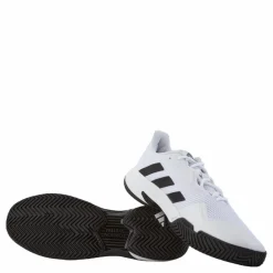 adidas Courtjam Control Tennis Shoes Cloud White / Core Black / Cloud White* Racketsporter