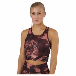 Casall Crop Tank Boost Red* Linnen|Träning