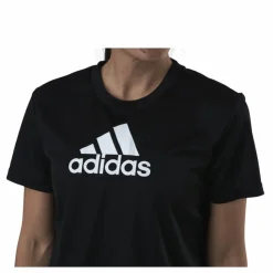 adidas Cropped Logo Sport T-Shirt Black / White* Träning|T-Shirts