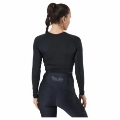 Gavelo Cropped Longsleeve Black* Tröjor|Träning