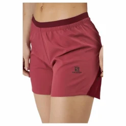 Salomon Cross 5'' Short W Earth Red/cabernet* Shorts|Löpning