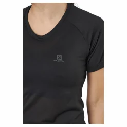Salomon Cross Rebel Ss Tee W Black* Löpning|T-Shirts