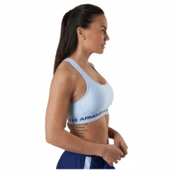 Under Armour Crossback Mid Bra Blue* Sport-Bh:Ar|Löpning