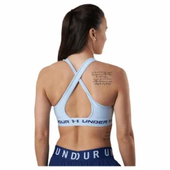 Under Armour Crossback Mid Bra Blue* Sport-Bh:Ar|Löpning