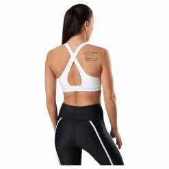 Under Armour Crossback Mid Bra White* Löpning|Sport-Bh:Ar