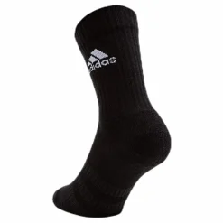 adidas Tennis Cush Crew 3-Pack Black* Racketsporter