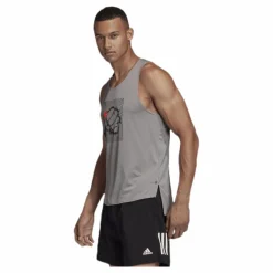 adidas Decode Tank Grey* Löpning|Linnen