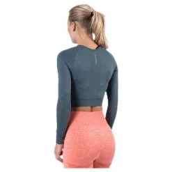 ICANIWILL Define Seamless L/S Crop Top Green* Tröjor|Träning