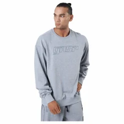 GASP Division Crewneck Grey Melange* Tröjor|Träning