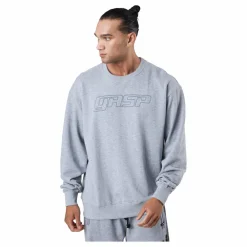 GASP Division Crewneck Grey Melange* Tröjor|Träning