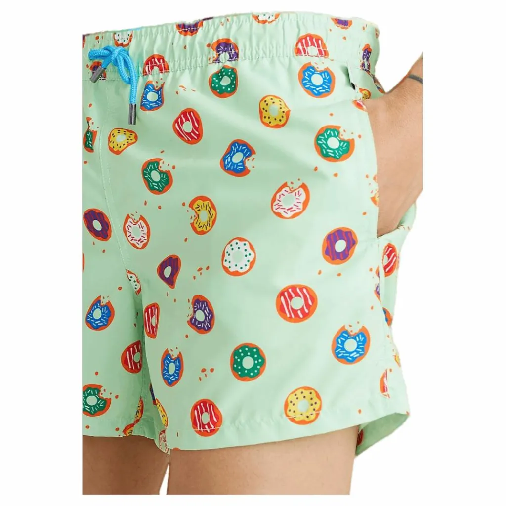 Happy Socks Donut Swimshorts Green* Simning|Badkläder