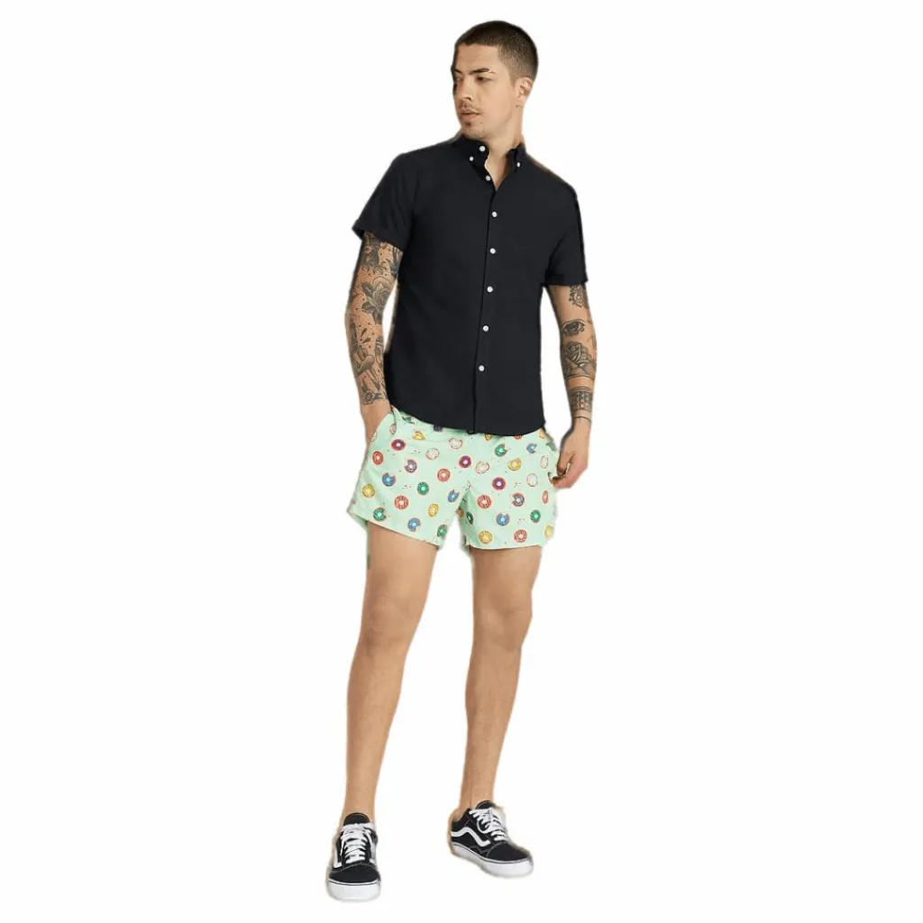 Happy Socks Donut Swimshorts Green* Simning|Badkläder