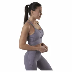 Nike Dri-FIT Cropped Lacing Luxe Purple* Linnen|Träning