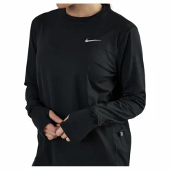 Nike Dri-FIT Element Women's Running Crew BLACK/REFLECTIVE SILV* Löpning|Tröjor