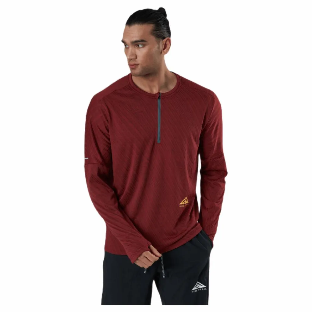 Nike Dri-FIT Element 1/2-Zip Top Trail Red* Tröjor|Löpning