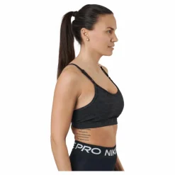 Nike Dri-fit Indy Women's Light-sup Off Noir/black/white* Träning|Sport-Bh:Ar