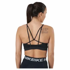 Nike Dri-fit Indy Women's Light-sup Off Noir/black/white* Träning|Sport-Bh:Ar