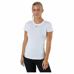 Nike Dri-fit One Women's Slim Fit S White/black* T-Shirts|Träning