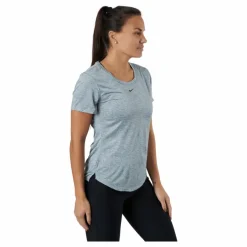 Nike Dri-FIT One Women's Standard Fit Short-Sleeve Top PARTICLE GREY/HTR/BLACK* T-Shirts|Träning