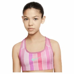 Nike Dri-FIT Reversible Racerback Stripe Junior Pink*Barn Linnen|Träning