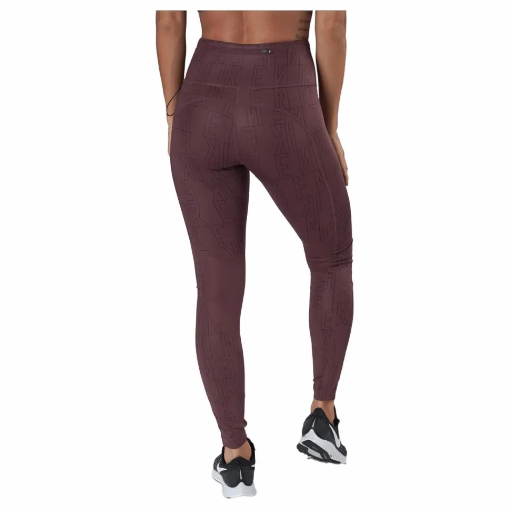 Nike Dri-fit Run Division Epic Fast Dark Wine/black/reflective Sil* Löpning|Tights