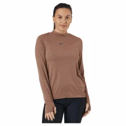 Nike Dri-fit Run Division Women's L Archaeo Brown/pink Oxford/refb* Tröjor|Löpning