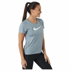 Nike Dri-fit Swoosh Run Women's Run Particle Grey/white* Löpning|T-Shirts