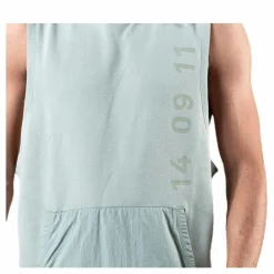 Nike Dri-FIT Therma Sleeveless Hood Black/Green* Linnen|Träning