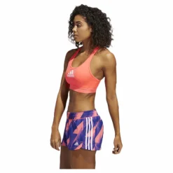 adidas Drst Alphaskin Bra Pink/White* Sport-Bh:Ar|Träning