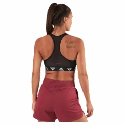 adidas Drst Alphaskin P Bos White/Black* Sport-Bh:Ar|Träning