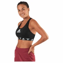 adidas Drst Alphaskin P Bos White/Black* Sport-Bh:Ar|Träning