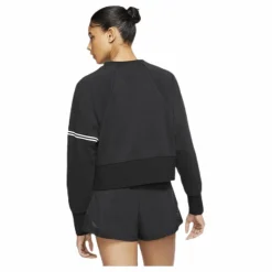 Nike Dry Get Fit Fleece Crew White/Black* Tröjor|Träning