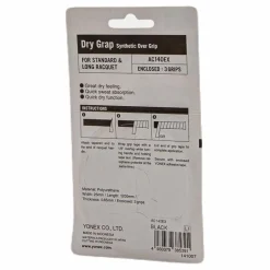 Yonex Dry Grips 3wraps Black* Racket Och Bollar|Racketsporter