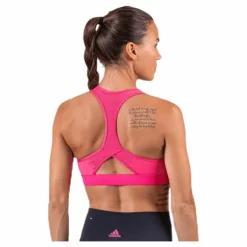 adidas DTR Bos Nov Bra Pink* Sport-Bh:Ar|Träning