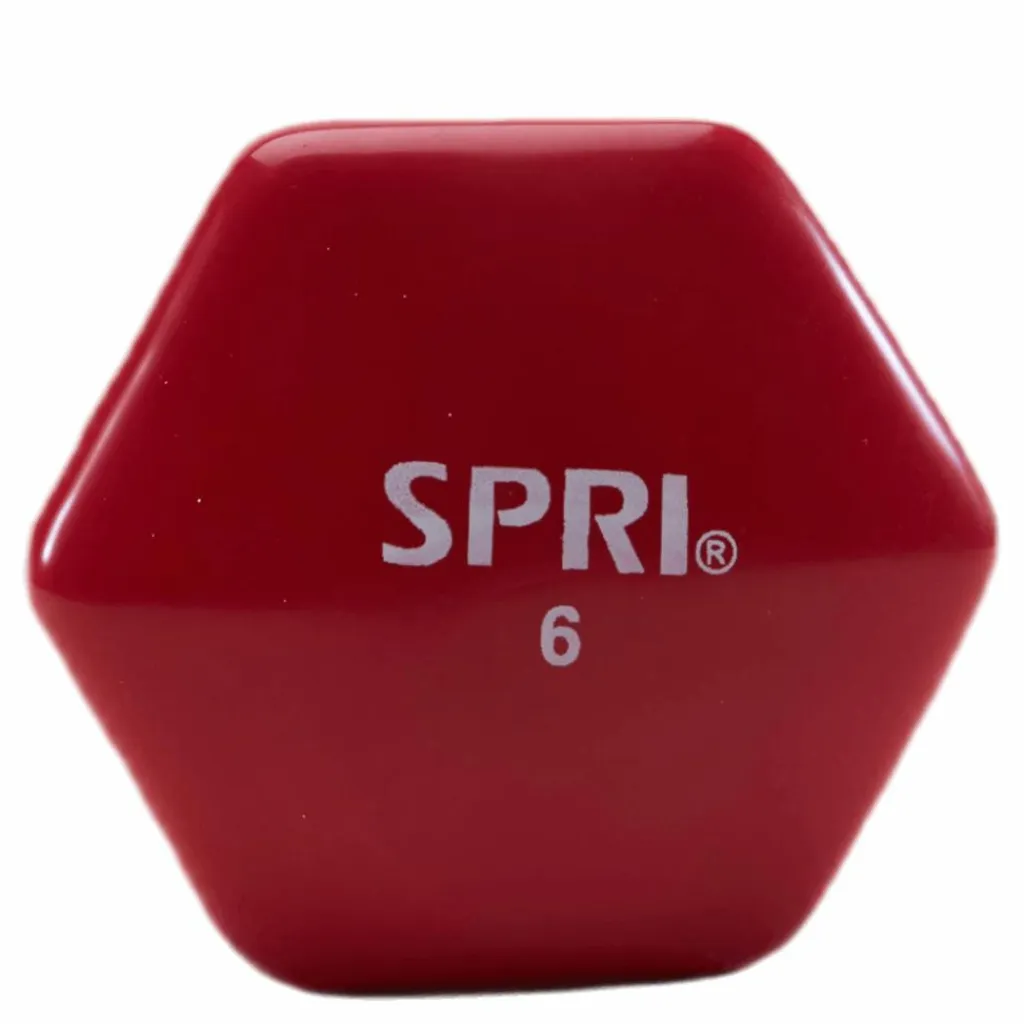 SPRI Dumbbell Vinyl 2,7KG/6LBS* Träningsutrustning|Träning