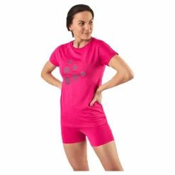 Craft Eaze SS Logo Mesh Tee Pink* Träning|T-Shirts