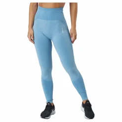 Famme Elevate Wave Leggings 2 Melange Blue* Tights|Träning