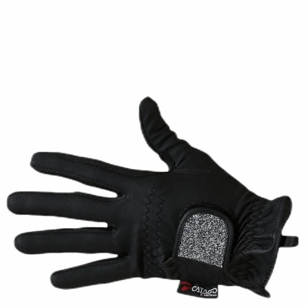 Catago Elite Shine Glove Black* Hästsport|Mössor Och Handskar