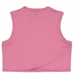 BLACC Ella Overlap Crop Top Mellow Mauve* Linnen|Träning