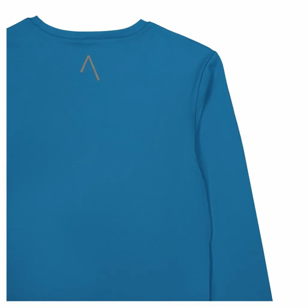BLACC Ella Overlap Long Sleeve Top Blue Coral* Tröjor|Träning