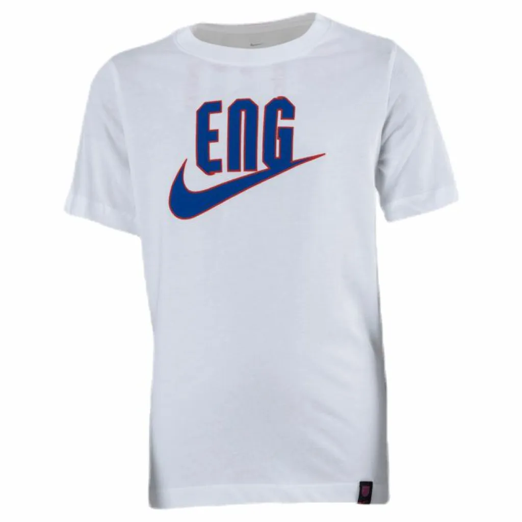Nike England Tee TR Ground Junior White*Barn Fotboll|T-Shirts